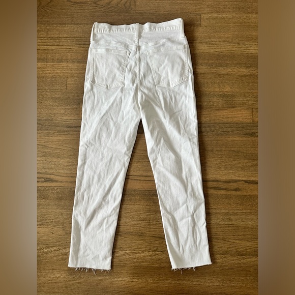 NEW Madewell The Perfect Vintage Crop Jean-Size 28-White - Picture 2 of 7